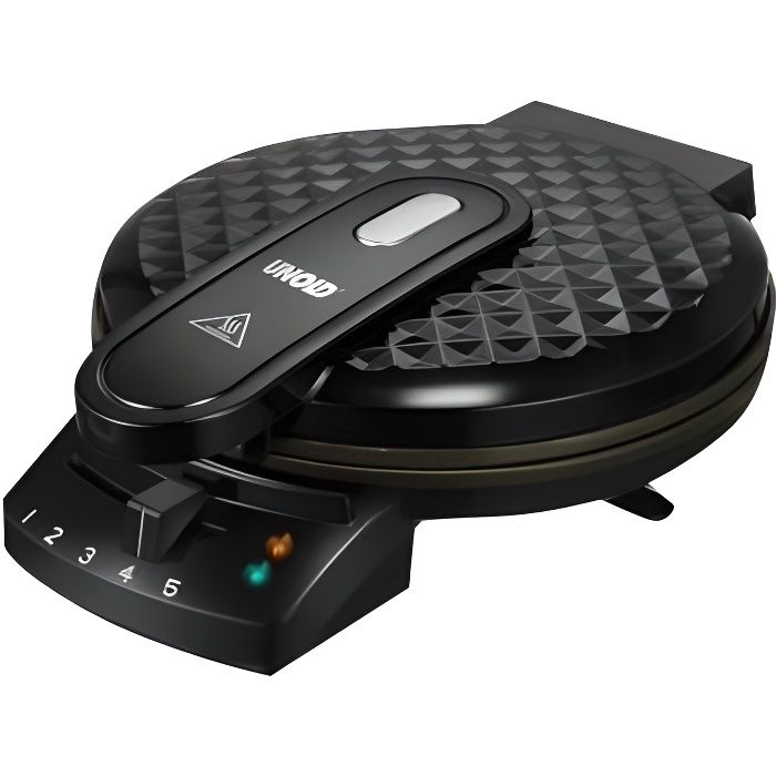 Moule à gaufres Unold Waffeleisen Diamant noir