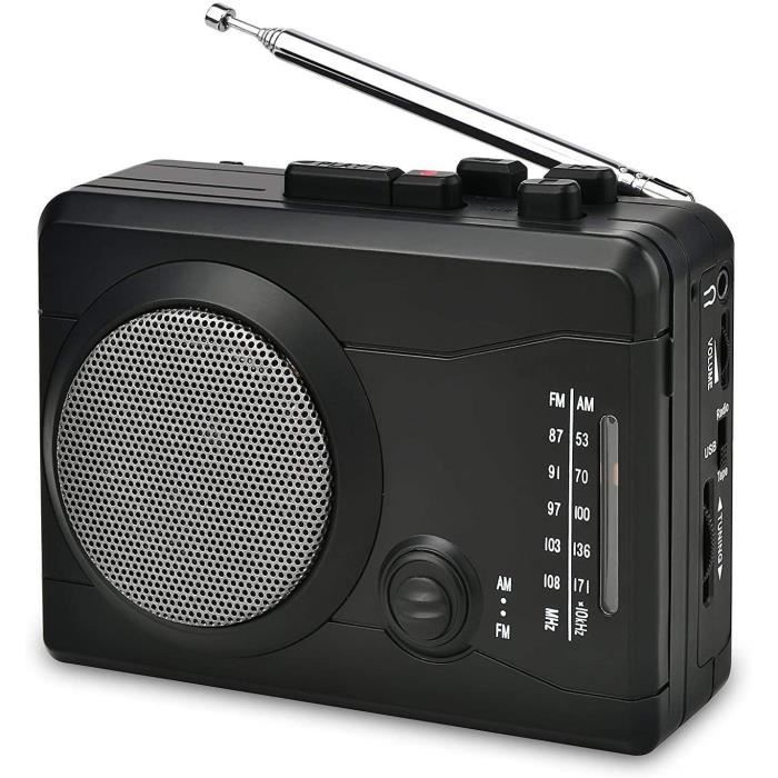 RADIO CD DIGITNOW Enregistreur audio personnel de joueur de cassette dUSB avec le hautparleur cassette de cassette denregistreme220