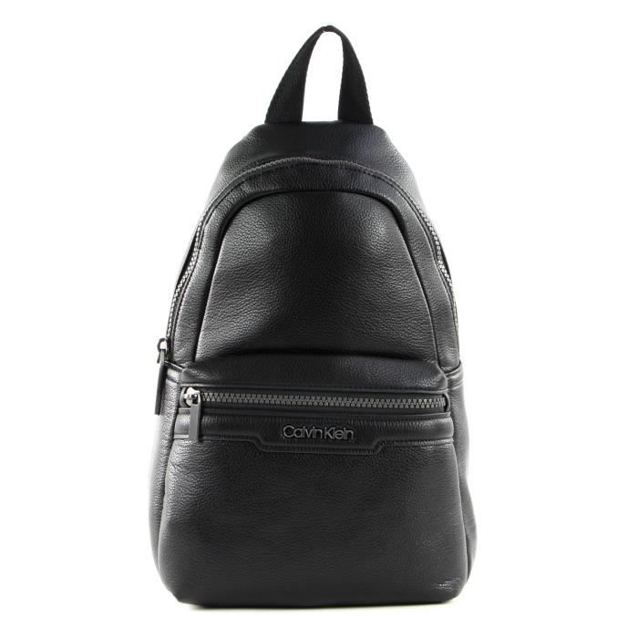 Calvin Klein Sling Backpack with Pocket S Black [106506]