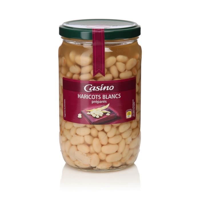 Haricots blancs préparés - 395g