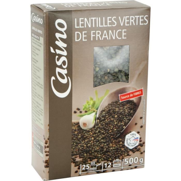 Lentilles vertes de France - 500g