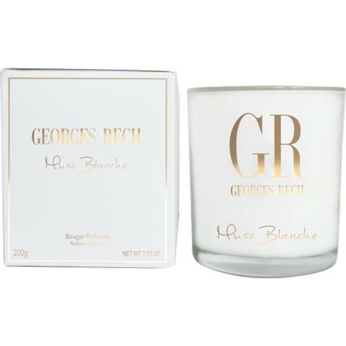 Bougie Muse blanche GEORGES RECH 200g