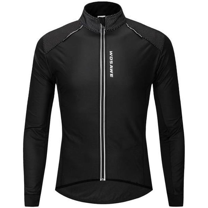 Ekb Veste De Cyclisme Homme Hiver Thermique échauffement Polaire Route Vtt Vélo Vélo Vêtements Sportswear Coupe-vent équitation