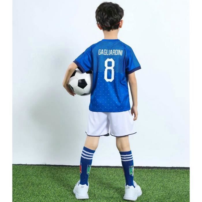 Maillot de football pour enfants Khaki 30 Ensemble avec numéro Maillot de groupe Photo Costume Parent-enfant