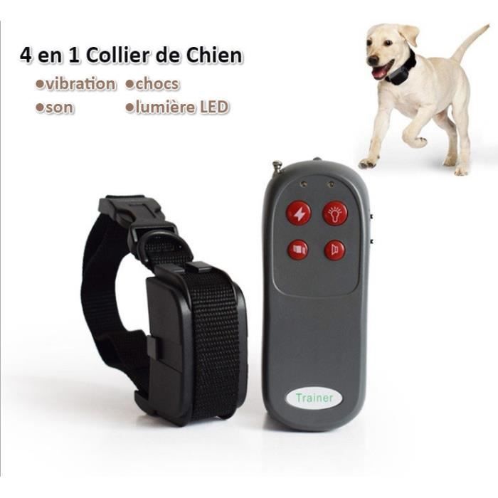 Collier de dressage pour chien formation anti-aboiement sans danger télécommande 300m