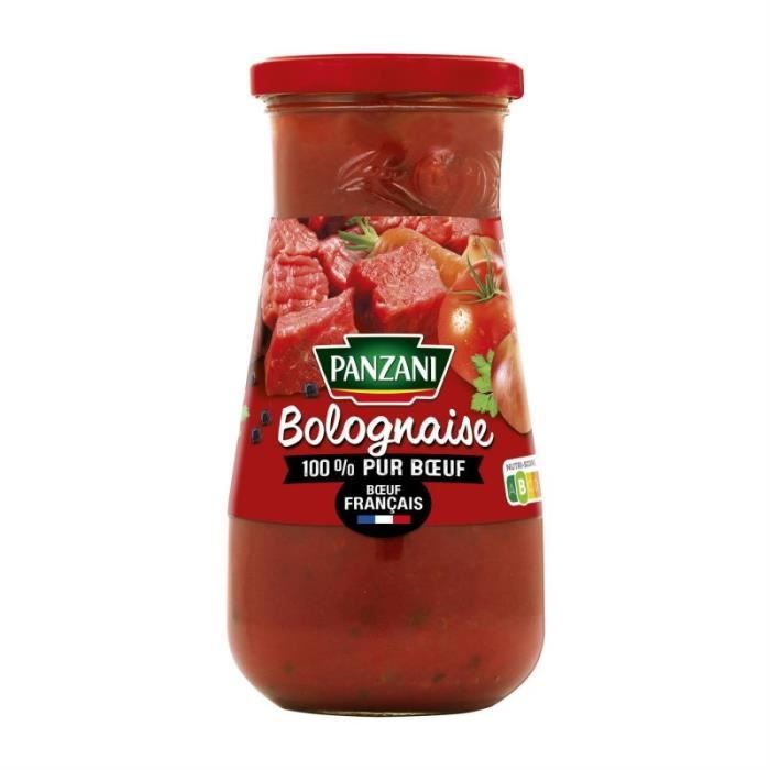 PANZANI - Bolognaise Pur Boeuf 400G - Lot De 4