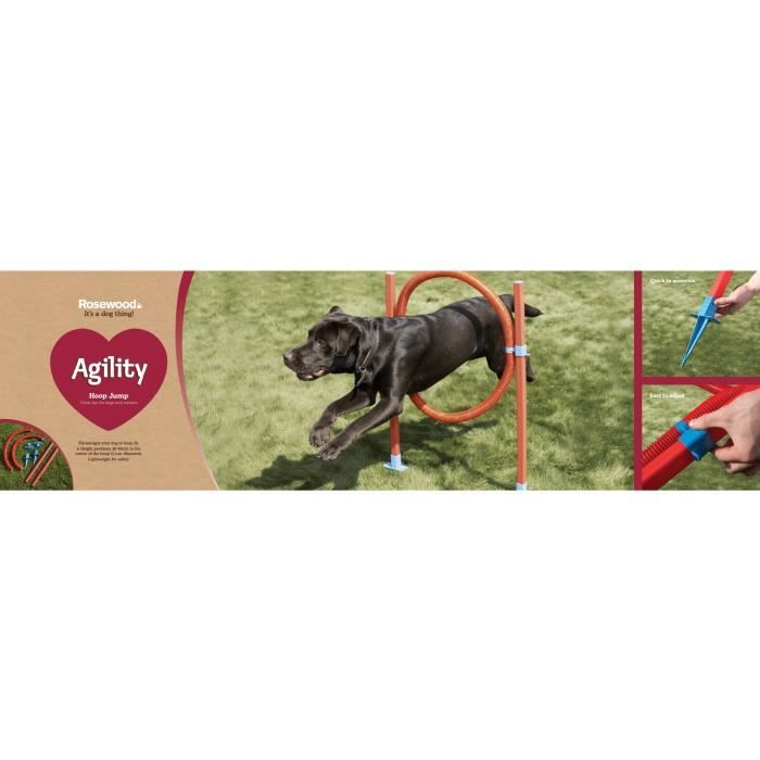 ROSEWOOD Anneau d'agilité - Pour chien