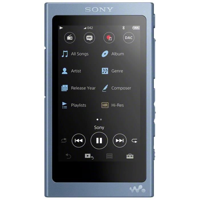 Sony NW-A45 Lecteur MP3 Walkman Hi-Res 16 Go - Bleu