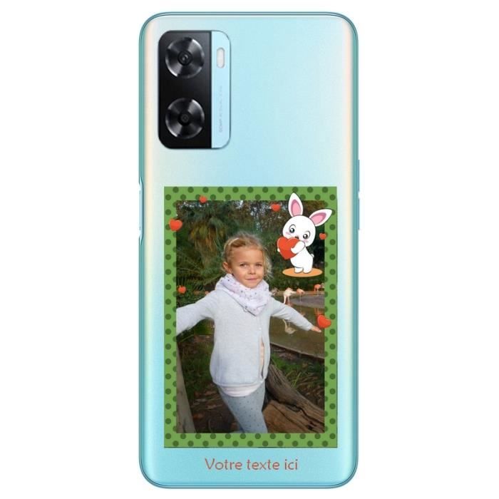 Coque Oppo A57 et A57S lapin cadre avec votre photo