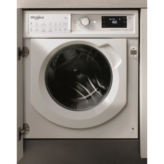 Lave linge hublot encastrable Whirlpool BIWMWG91484FR