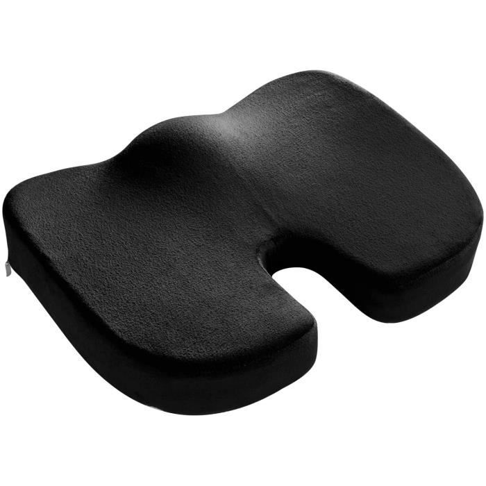 WOLTU Coussin de siège Orthopédique Ergonomique Siège Coussin pour soulager Les douleurs, Idéal pour Siège de Voiture, Siège Lavable