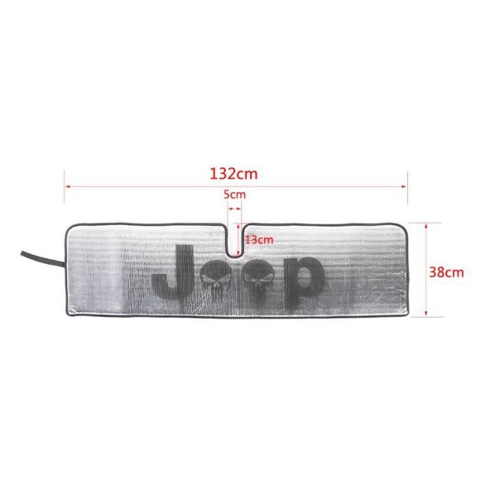 skull A -Momai pare soleil pour Jeep Wrangler JK,protection avant,anti uv,fenêtre,accessoires
