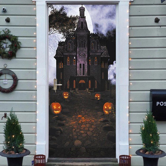 YIHELU Halloween Fenêtre Autocollants, Halloween Stickers