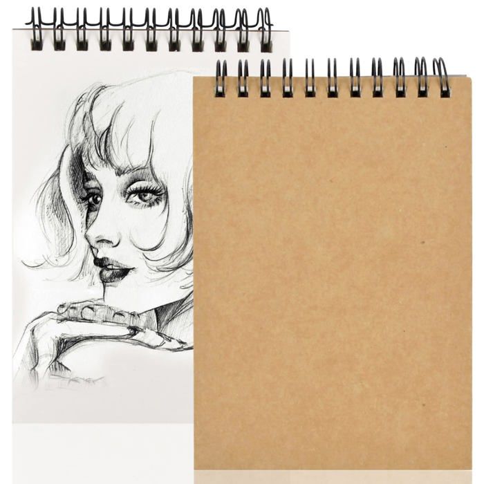 ETCHR Carnet De Croquis Aquarelle Accordéon De 10,2 X 15,2 Cm – Papier Aquarelle Presse à Chaud – Utilisation Pour Aquarelle, Gouache Ou Pour Croquis – Journal En Papier Aquarelle 100% Coton
