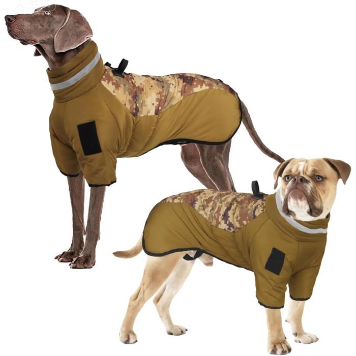 Comparer les prix de Manteau dhiver pour chien - VETOBIOL - Imperméable - Réfléchissant - 6XL - Camouflage - Fermeture éclair - Réglable