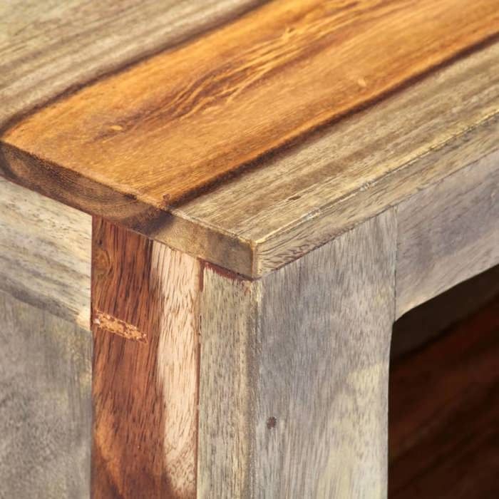NEUF Armoire TV - Brun - Meuble TV - TABLE TV - Bois massif 130x30x40 cm - TT2804
