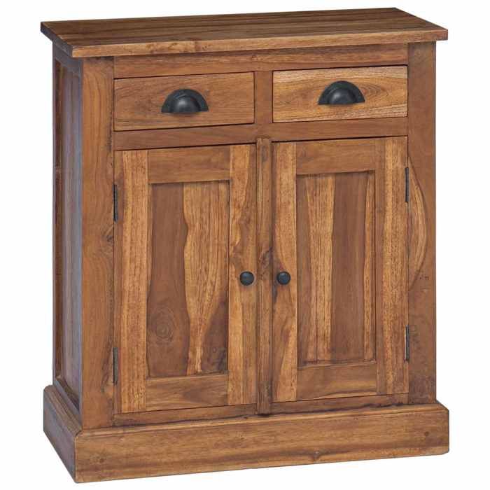 SALE 2026armoire à livres armoire latérale Marron - Armoire de rangement avec tiroir Naturel 65x30x75cm 22.56 Kg 351093