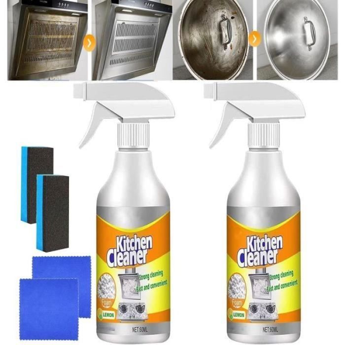Kitchen Foam Cleaner Kitchen Cleaner Spray All-Purpose Kitchen Pots And ...