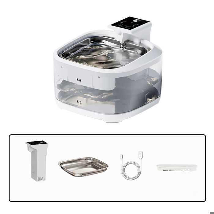 Fontaine à eau pour chat - Phoesky - Sans fil - Rechargeable - 45 L - 5000 mAh - Plastique et acier inoxydable