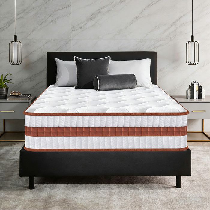 Matelas 90x190 cm - Épaisseur 26cm mousse à mémoire de forme Ergonomique Silencieux sans Bruit Soutien Tonique Respirante