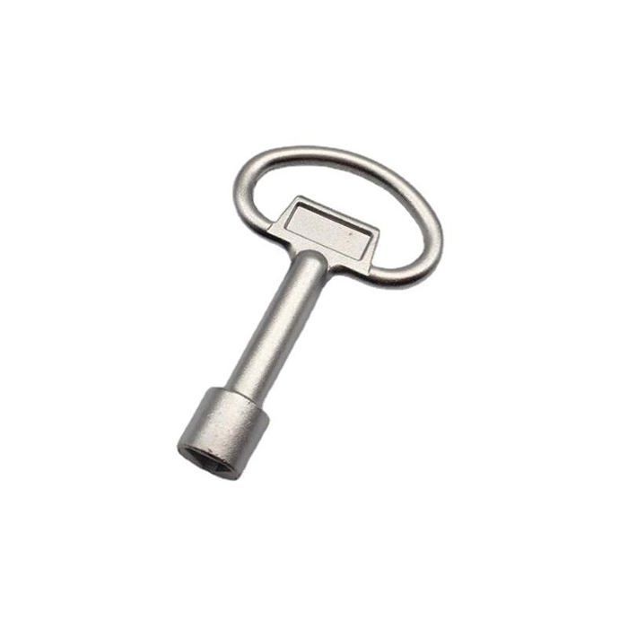 LAOYE Cle Triangle Poubelle Clé Poubelle Jaune Triangulaire Clef Triangle à Douille en Métal pour Compteur Gaz Asce CONTENEUR MIXTE