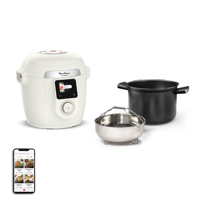 Moulinex Cookeo Wi Fi 8 en 1 Multicuiseur intelligent haute pression 8 modes de cuisson CE952AF0