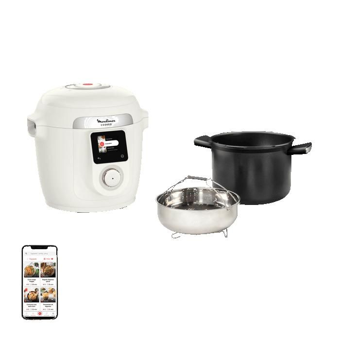 Multicuiseur - MOULINEX - Cookeo Wifi 8-en-1 - 6 L - 8 modes - Wi‑Fi connecté