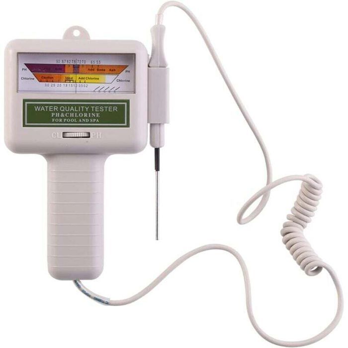 pH-mètre et chloromètre portable appareil de mesure numérique de la qualité de leau chloromètre moniteur