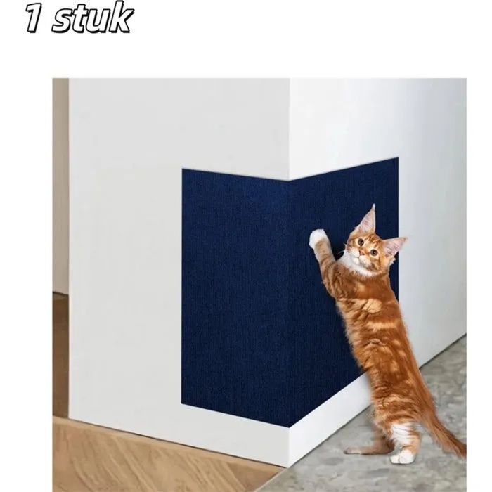 Tapis de grattage pour chat protection de canapé et meubles 200x40 cm bleu foncé adhésif bricolage possible Tapis de grattage pour chat protection de canapé et meubles 200x40 cm bleu foncé adhésif bricolage possible