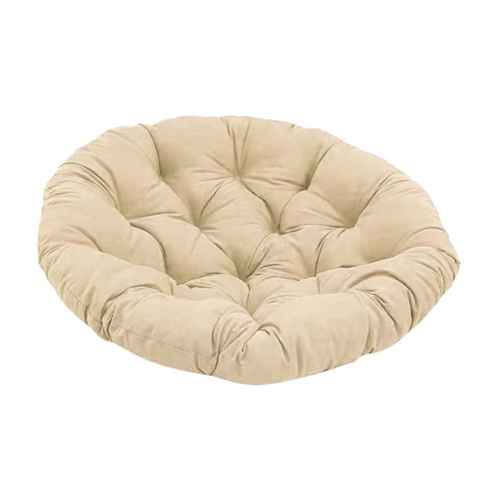1 Coussin rond chaise extérieure Tissu imperméable lavable Diamètre 50cm Pour salon jardin lecture .