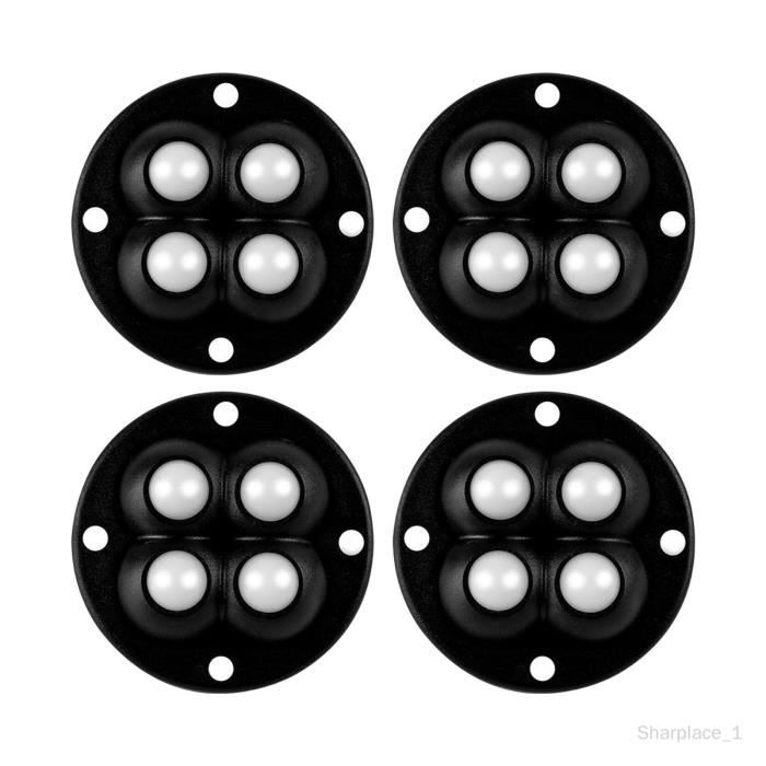 Roues Pivotantes 12 Roulettes Pivotantes Autocollantes XPEX - Pour Meubles Et Rangement, Rotation 360° Silencieuse Roulette Adhesive Robot Cuisine