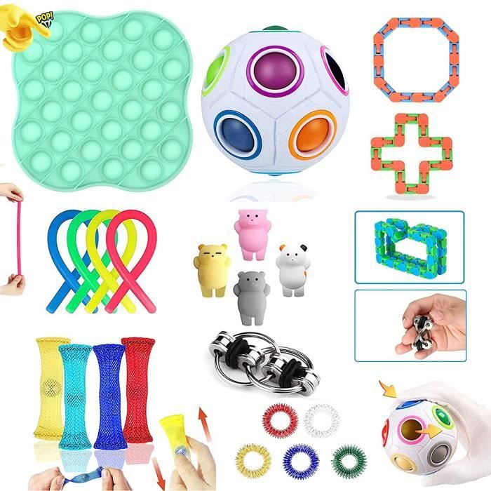 Fidget Toys, Fidget Toys Pack Sensory toys for Soulager le Stress et l Fidget Toys, Fidget Toys Pack Sensory toys for Soulager le Stress et l