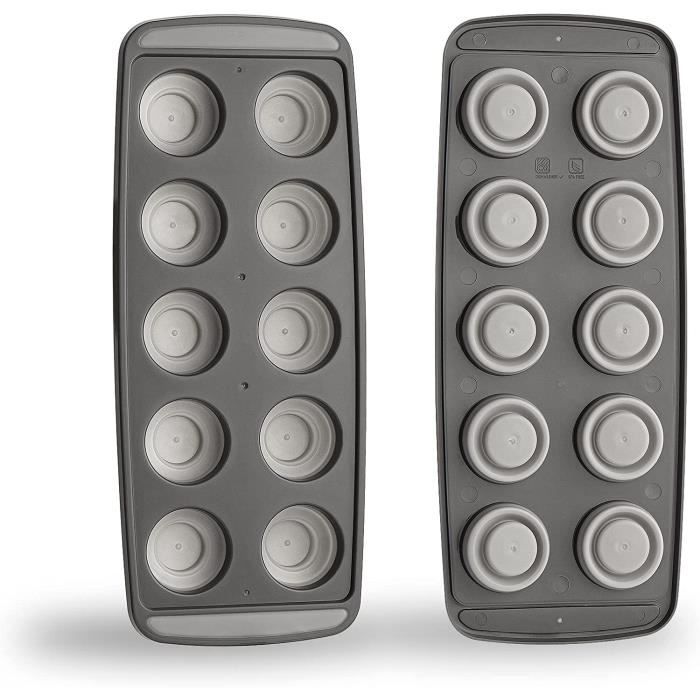Moules à Dessert Silicone 3D Fraise Framboise – 6 Cavités, Résistant -40°C à 230°C, Démoulage Facile