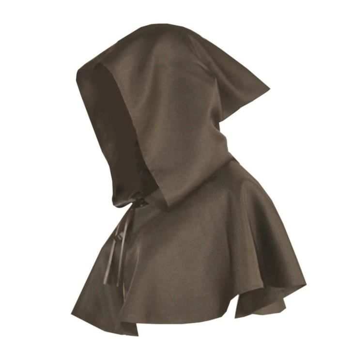 Café Taille unique Cape de Mort Noire à Capuche pour Halloween