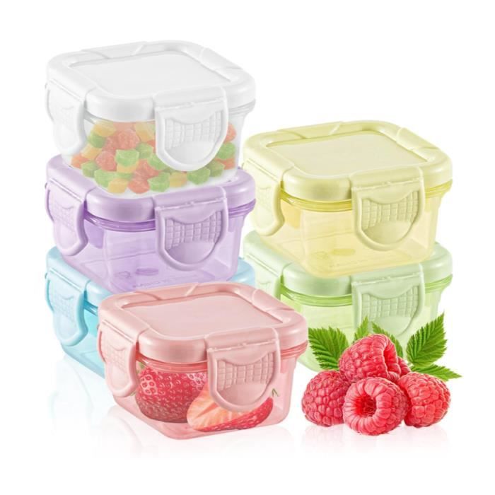 9 Pcs (150 Ml) Petite Boite De Conservation Alimentaire Bebe, Mini Récipients Hermétiques Pour