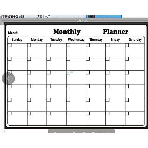 Calendrier Mural Effaçable à Sec - Juillet 2025 à Juin 2026, Recto-verso, Papier 200 G, Pour Salon/bureau