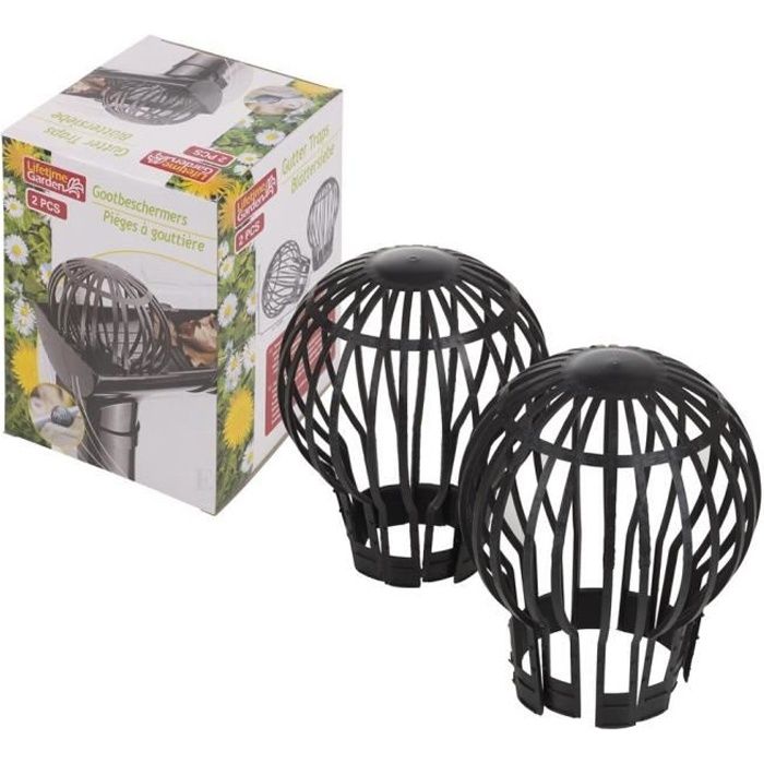 Filtre à gouttière, panier ou crapaudine (lot de 2)