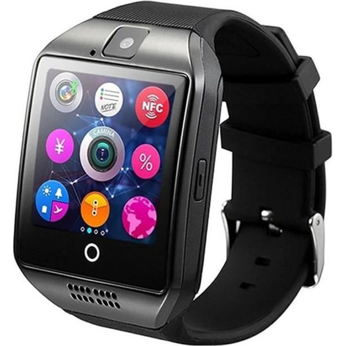 Montre Connectée compatible iPhone XS Max - MELELILYA® Smart Watch  Bluetooth avec Caméra - compatible Samsung Huawei Sony Android - Cdiscount  Téléphonie