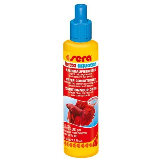Sera Betta Aquatan - Sera - 50 Ml - Soins pour poissons - Aquariophilie - Traitement de leau Sera Betta Aquatan - Sera - 50 Ml - Soins pour poissons - Aquariophilie - Traitement de leau