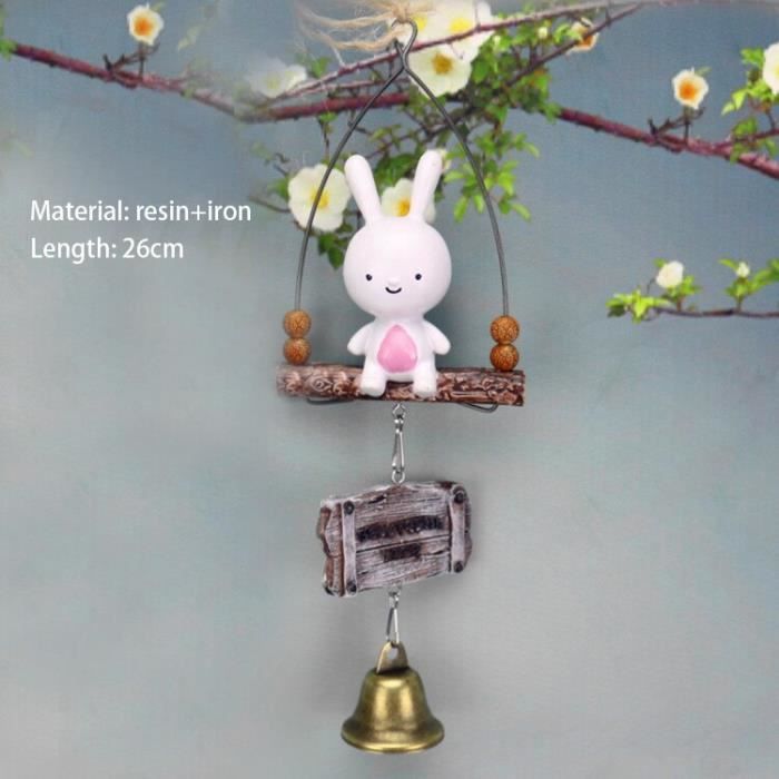 Kit DIY Carillon éolien Papillons En Bois - 8 Papillons + 32 Tubes + Corde, Décoration Printanière
