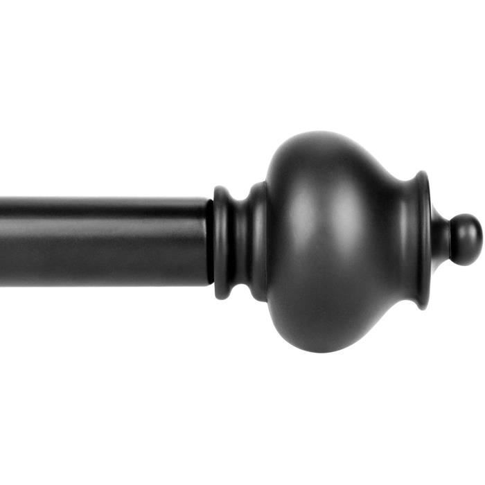Zindoo Tringle Rideau Extensible Tringle a Rideaux 86-160 cm Barre