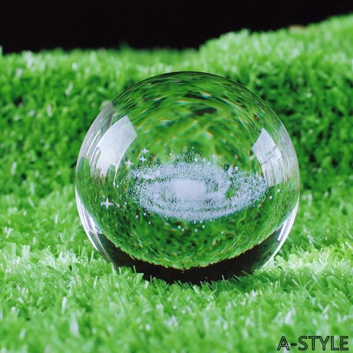 Porte-clés Globe De Cristal Avec Pendentif Boule De Verre