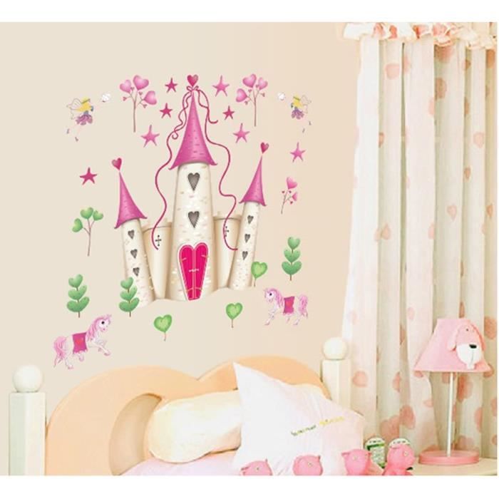 Decalmile Stickers Muraux Montgolfières Autocollants Mural Étoiles Des