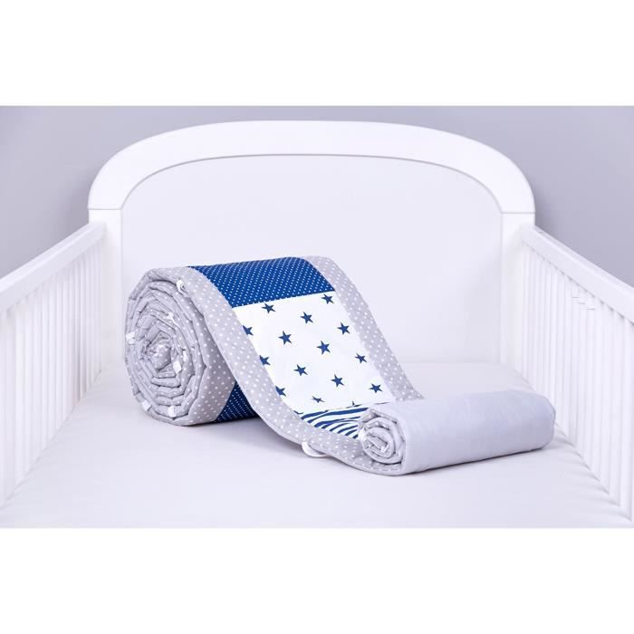 180 x 30 cm équipement de lit tour de lit bébé Protection des Bords motif hibou blanc 360 x 30 cm Tour de lit Nid Tête Protection Tour de lit 420 x 30 cm 