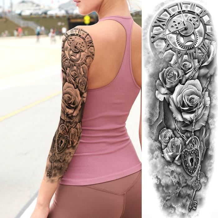 DIVINA VITAE 3 Paires De Manchons De Tatouage Avant-Bras Noirs - Élasthanne Confortable, Couvrent Tatouages Et Protègent Du Soleil - Hommes & Femmes