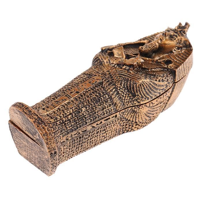Statuette Pharaon Égyptien En Résine - Figurine Déco Antique - Occasion
