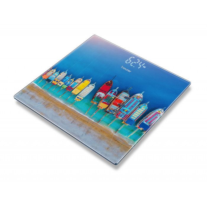 Pèse personne électronique BEURER GS 215 Plate forme en verre Capacité 180 kg