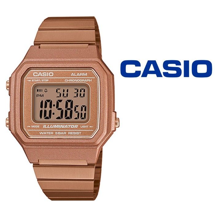 Casio - Montre Casio Collection doré rose (b650wc-5aef) rose taille -  Cdiscount Bijouterie