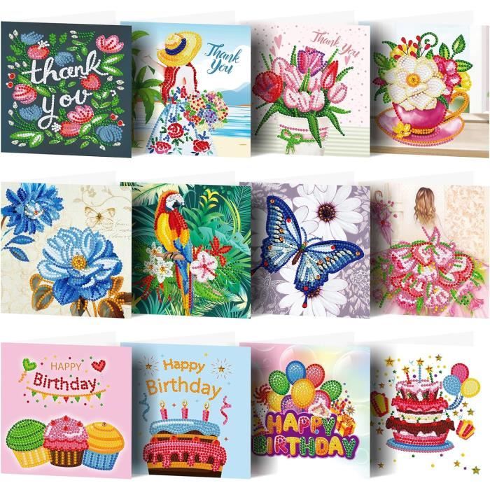 Dia-mond P-ain-ting – Kit De Mosaïque 5D Plume DIY, 19,8 X 6,1 Cm, Avec Colle, Pinceau Et Accessoires, Pour Adultes Et Enfants, Activité Créative