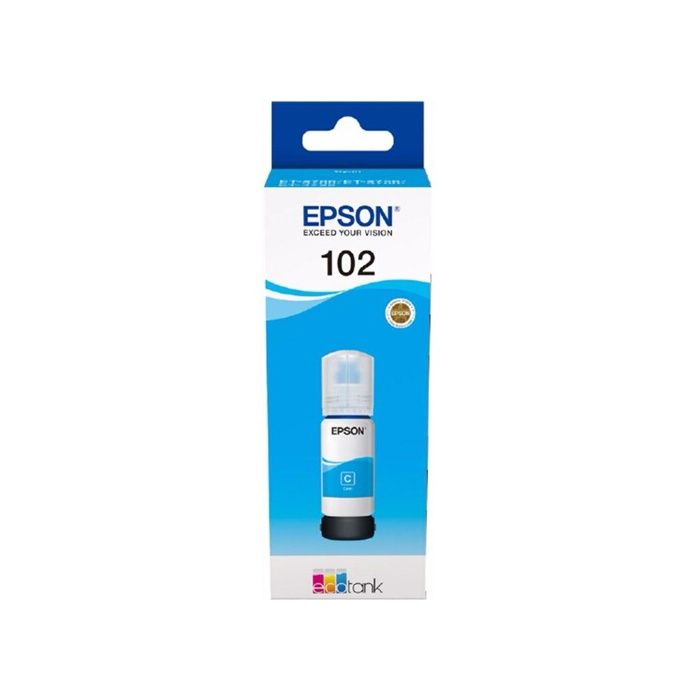 EPSON Réservoir dencre original 102 - 70 ml - Cyan